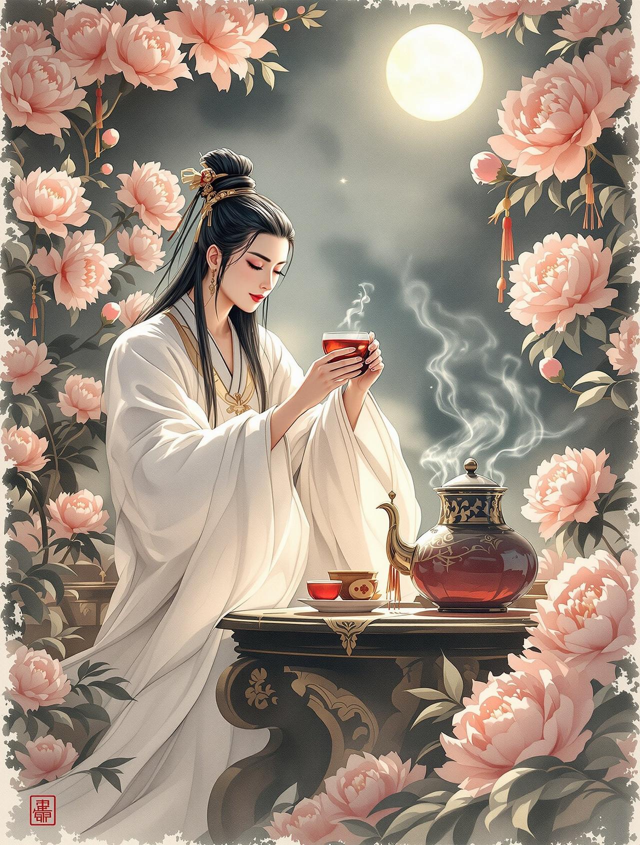 爱动漫 - 花间辞，花间一壶酒，独酌无相亲
